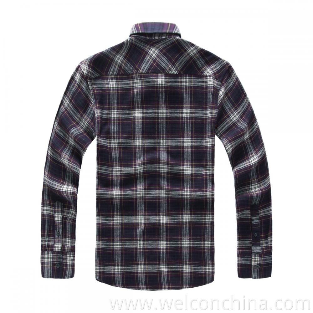 Checked Pattern Men Shirts Jpg